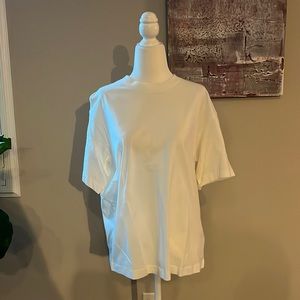 Oversized Basic White Tee